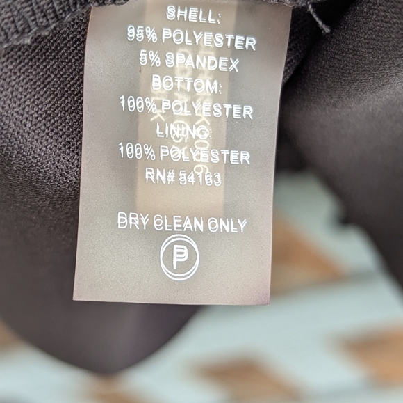 Calvin Klein Black Pleated Dress - Picture 8 of 12